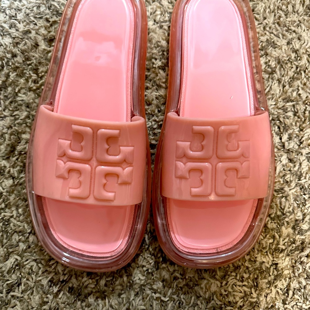 Tory burch size 8 jelly slides